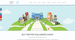 Desktop Screenshot of buyfollowersontwittercheap.com