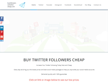 Tablet Screenshot of buyfollowersontwittercheap.com